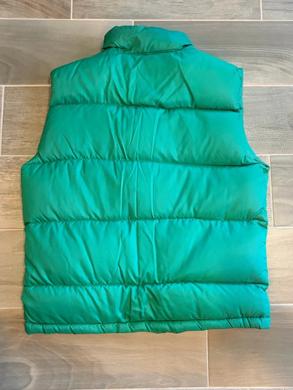 The North Face Vintage Teal Green Puffer Vest